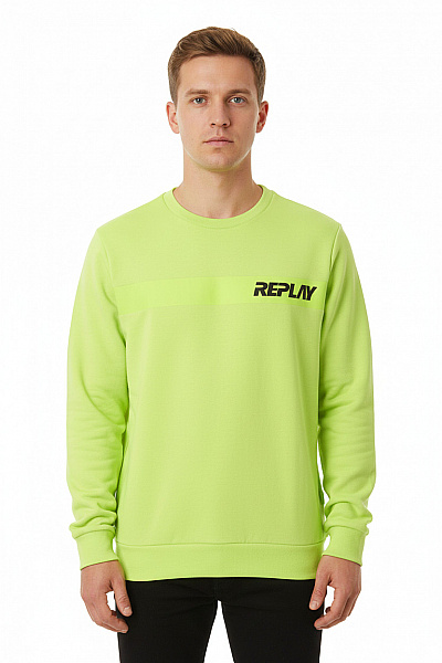 REPLAY Pánská Mikina Zelená Vel. M