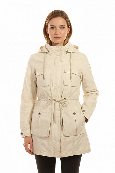 Dámská Přechodné Bundy Béžová Second Hand Vel. L