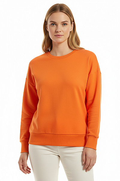 Dámská Mikina Oranžová Tchibo Vel. L