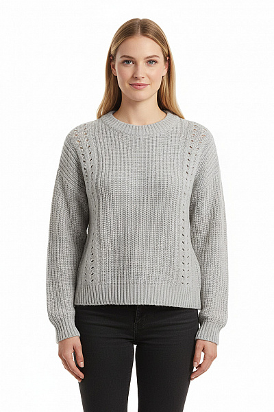 Dámský Svetr Šedý Vel. M