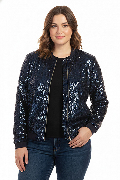 Canda Dámská Bunda Modrá Vel. 44