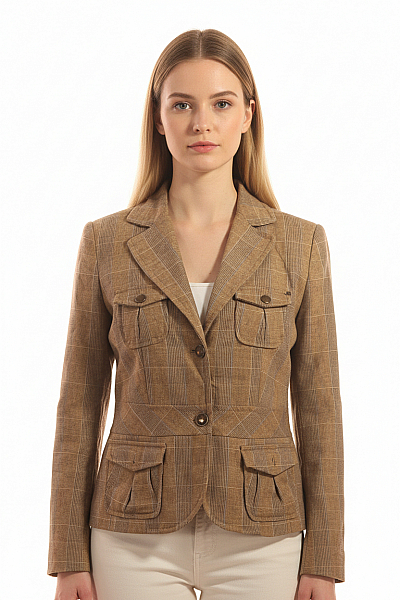 S.OLIVER Dámské Blejzr Hnědý Vel. 38