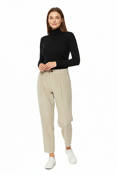 Teplé Dámské Kalhoty Zelené Gina Second Hand Vel. 42#