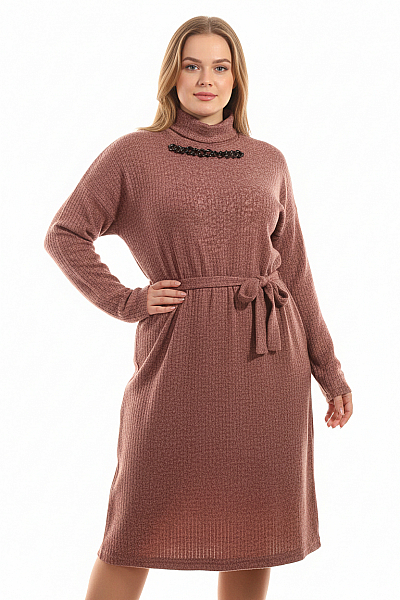  Šaty Pletené Růžové