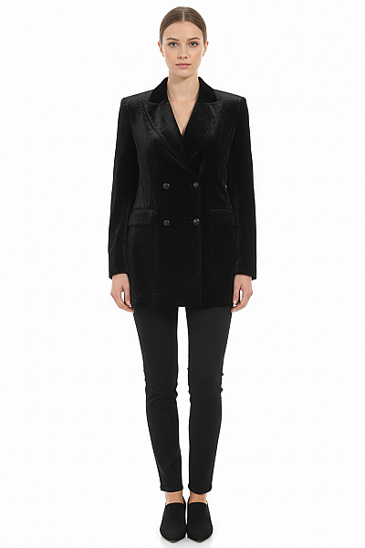 Massimo Dutti Dámské Sako Černé Vel.  40