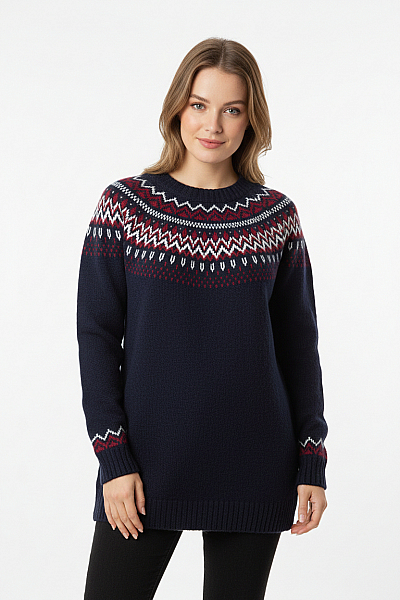 Esmara  Šaty Pletené Modré Vel. M