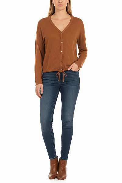 Dámský Cardigan Hnědý Street One Vel.  44