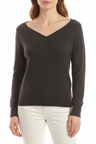 Dámský Svetr Šedý Vel. L