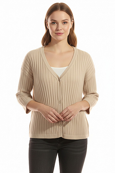 Dámský Cardigan Béžový Vel. 44/46