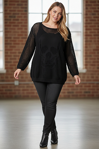 Shein Dámský Svetr Černý Vel. XL