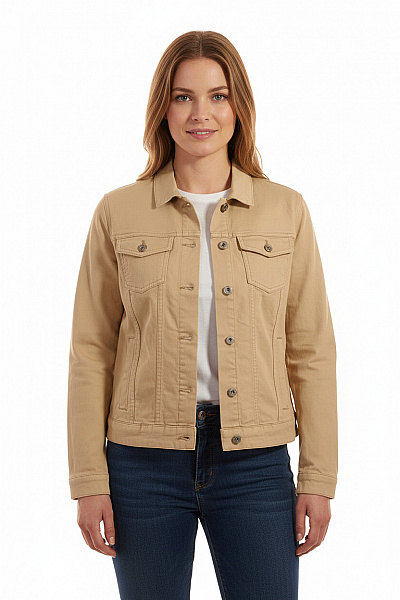 Dámská Přechodné Bundy Béžová TOM TAILOR Second Hand Vel. L