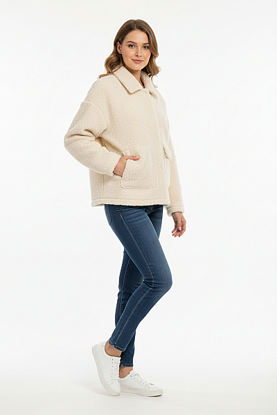 CECIL Dámský Kožich Béžový Vel. S