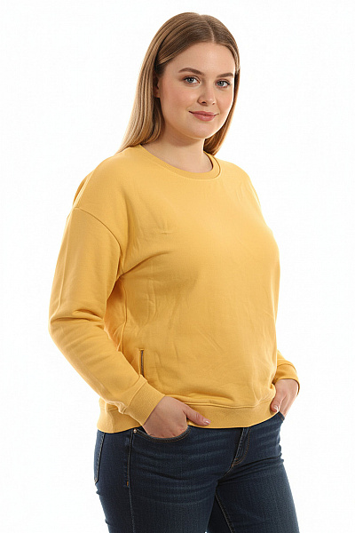 Dámská Mikina Žlutá Gina Vel. 44/46