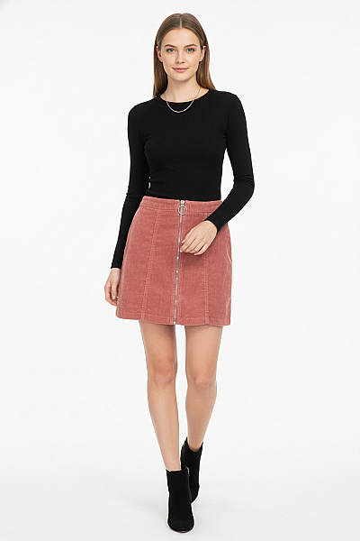 Sukně Růžová FB SISTER Vel. S