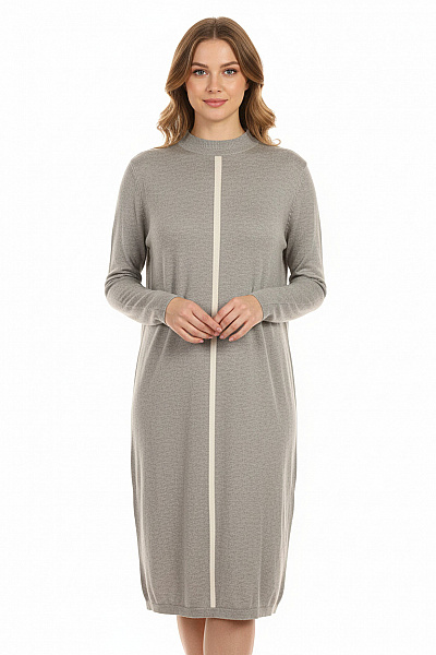 Esmara  Šaty Pletené Šedé Vel.  L