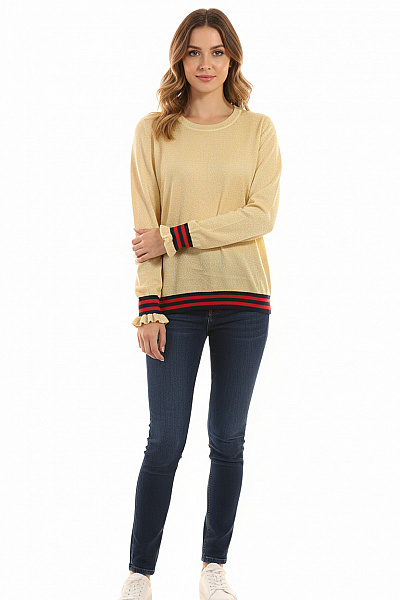 Halenka Vlněná Zlatá SET Second Hand