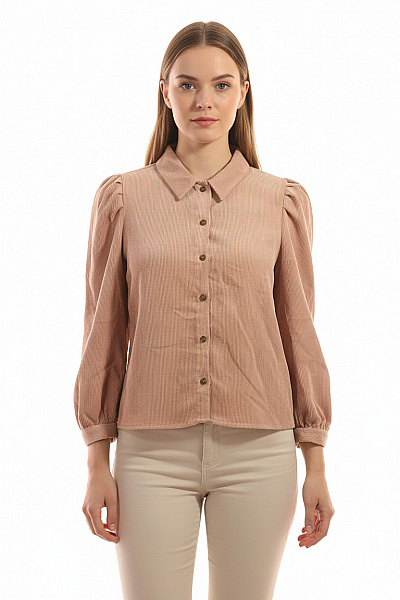 Vzorovaná Dámská Košile Růžová Second Hand Vel. 38