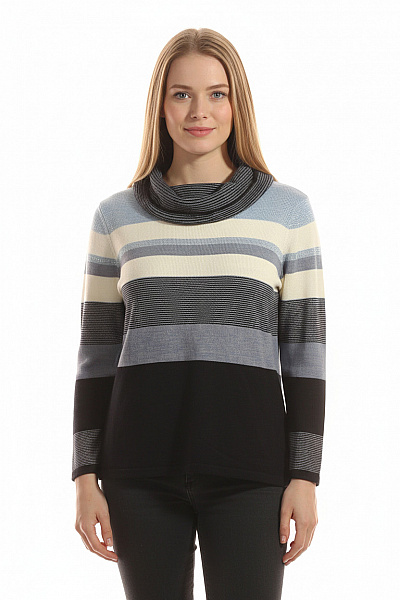 Dámský Svetr Modrý Second Hand Vel. L