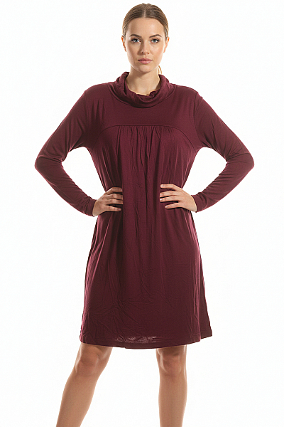 Šaty Vínová BONPRIX Vel. 44/48