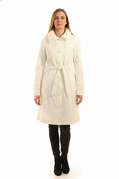 VERO MODA Dámský Kabát Bílý Vel. L