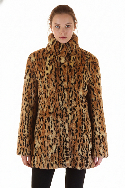 Canda Dámský Kožich Hnědý Vel. 36