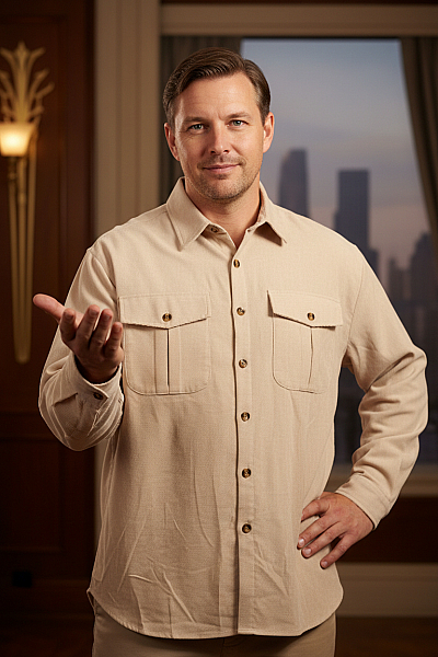 Vzorovaná Dámská Košile Béžová Grendha Vel. 40/42