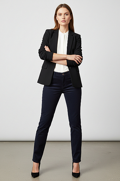 Dámské Kalhoty Modré Tchibo Second Hand