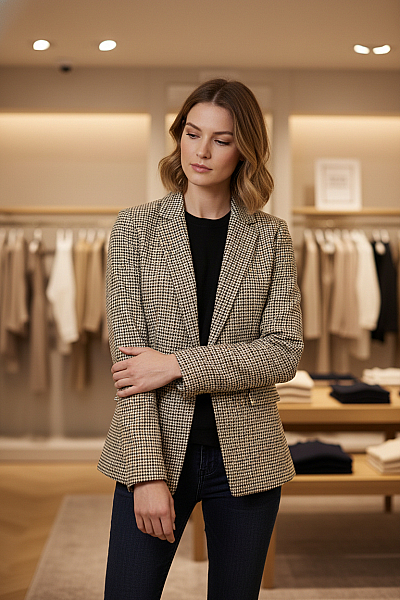 Společenské Dámské Sako Barevné Vel. 36