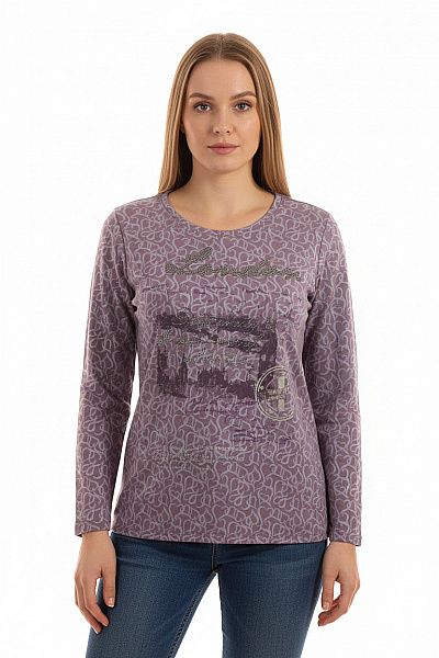 Dámské Tričko Fialové Second Hand Vel. 44