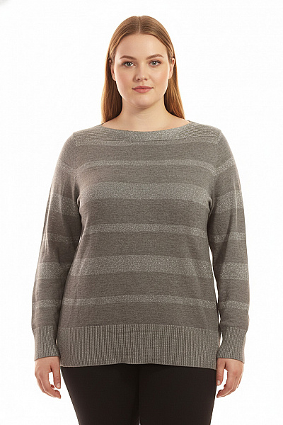  Halenka Pletená Šedá