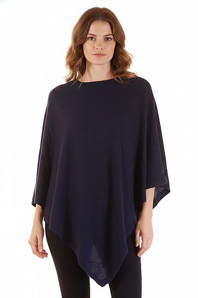 ETERNA  Pončo Vlněné Modré