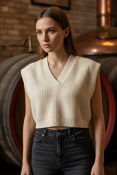 Monki Dámská Vesta Béžová Vel. XS