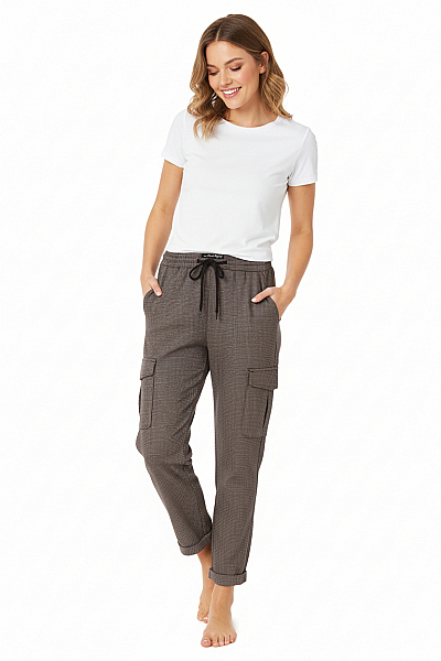 Takko Dámské Kalhoty Černobílé Vel. S