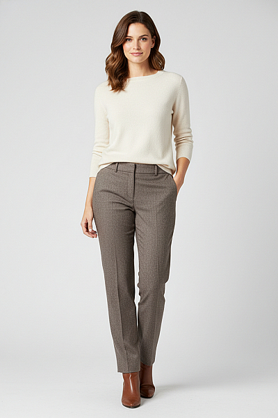 Dámské Kalhoty Šedé GARDEUR Outlet Vel. 38K