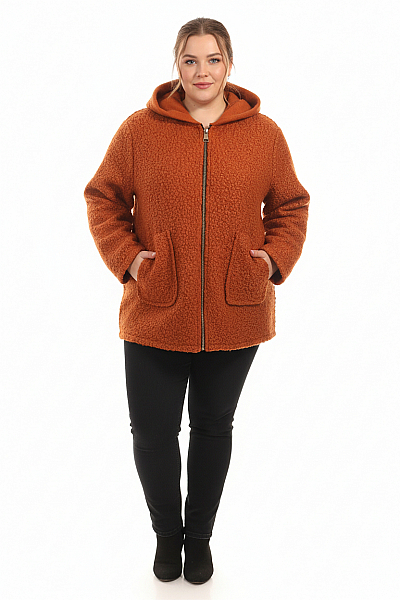 Dámský Kabát Hnědý Second Hand