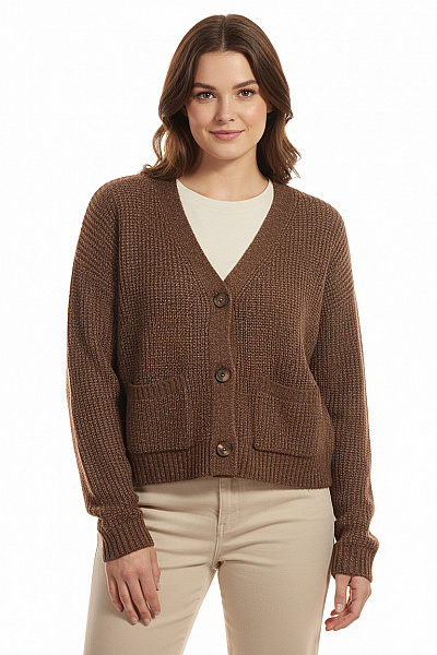 Dámský Svetr Hnědý Vel. L