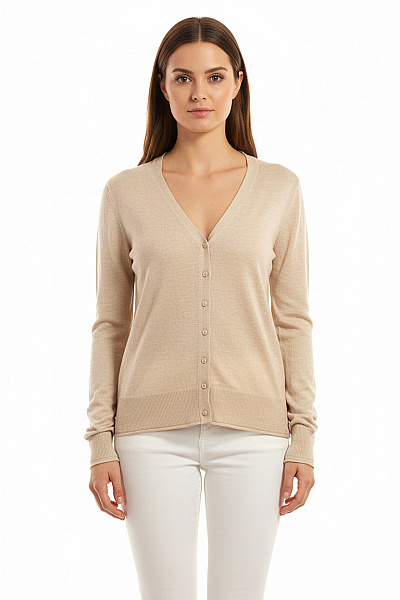 Dámský Svetr Béžový Vel. M