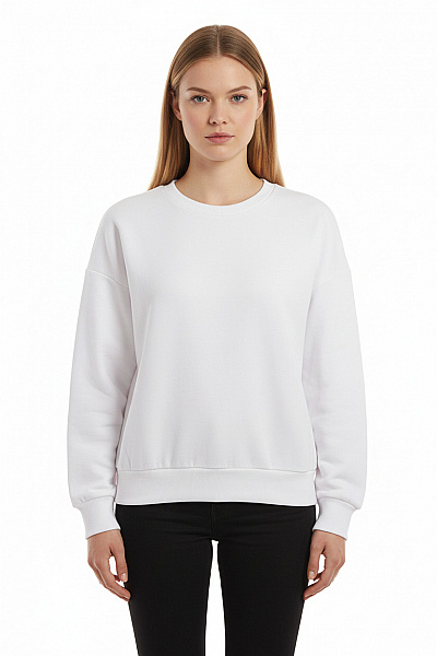 FB SISTER Dámská Mikina Bílá Second Hand Vel.  M