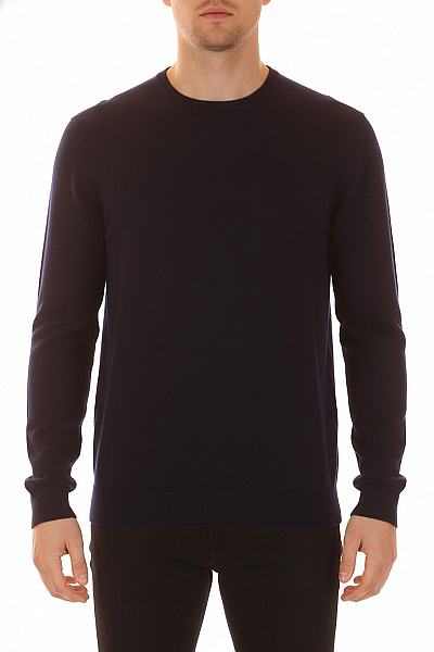 PREMIUM Pánský Svetr Meriný Modrý Vel. M