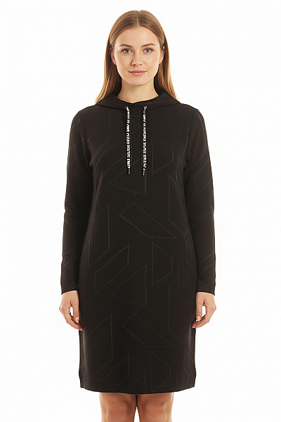  Šaty Pletené Černé CECIL Second Hand Vel. L