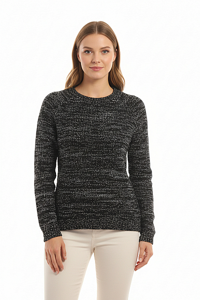 Dámský Svetr Černobílý Vel. 38