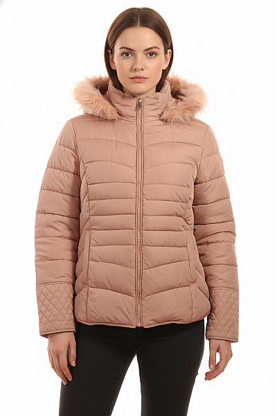 Dámská Bunda Růžová Vel. 42