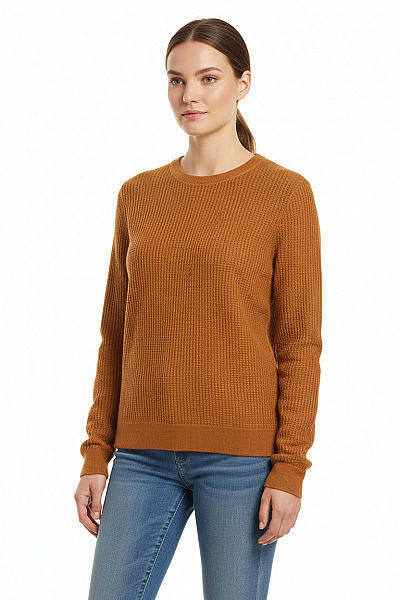 Dámský Pulovr Hnědý Vel. M