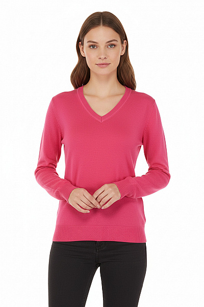 Dámský Pulovr Růžový Vel. XS