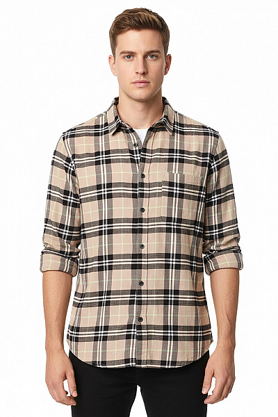 Vzorovaná Pánská Košile Barevná Vel. M