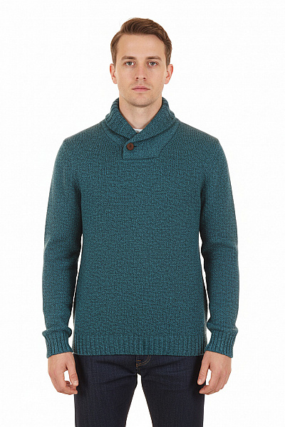 Pánský Svetr Modrý JOHN BANER Vel. M