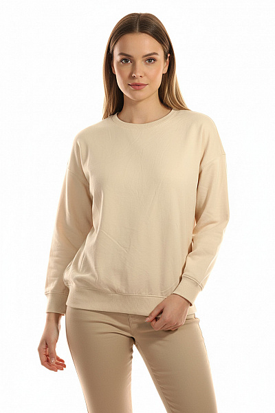 Dámská Mikina Béžová Vel. L