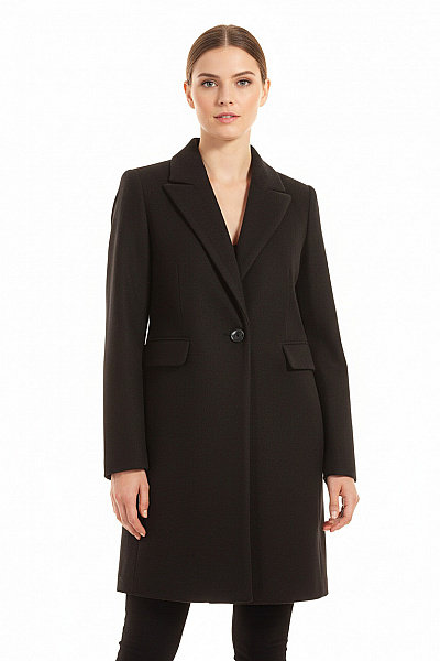 Krátký Dámský Kabát Černý Primark Vel. 38