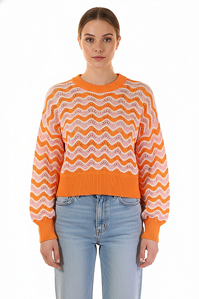 Dámský Pulovr Barevný Vel. S