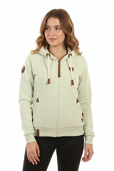 Dámská Mikina Rozepínací Zelená Naketano Vel. M